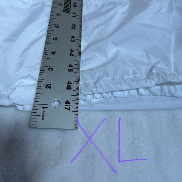 Athleta Women’s Trade Winds Jacket XL Hooded Full Zip White Travel New $249 - Picture 7 of 7